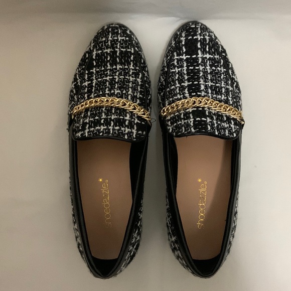 Embellished Woven Loafers - Picture 1 of 3